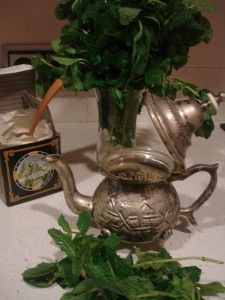 preparación té moruno